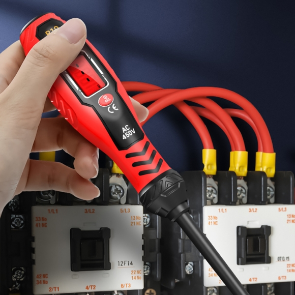 십자드라이버 겸용 접촉/비접촉 검전기(레드)