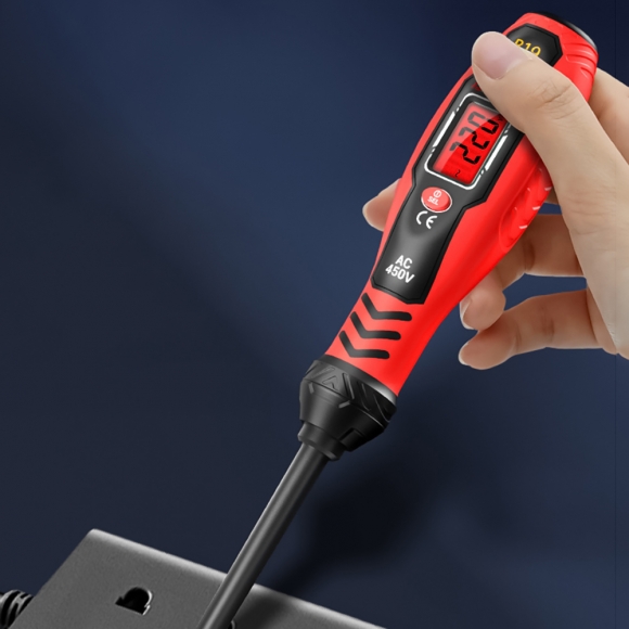 십자드라이버 겸용 접촉/비접촉 검전기(레드)