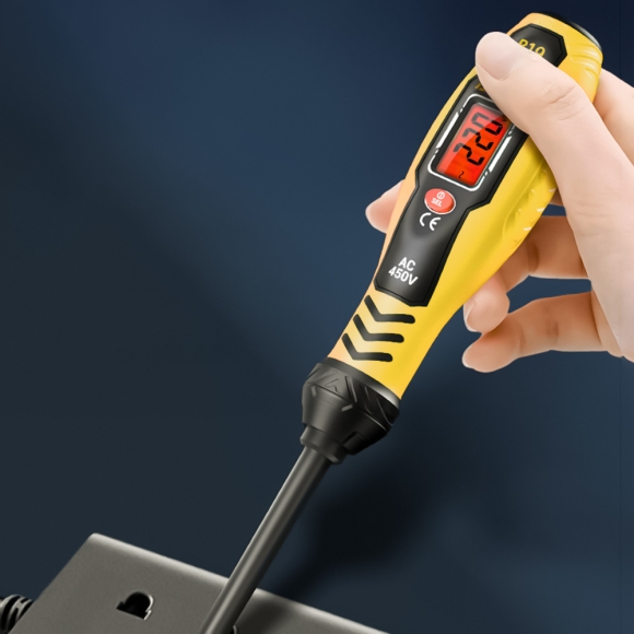 십자드라이버 겸용 접촉/비접촉 검전기(옐로우)