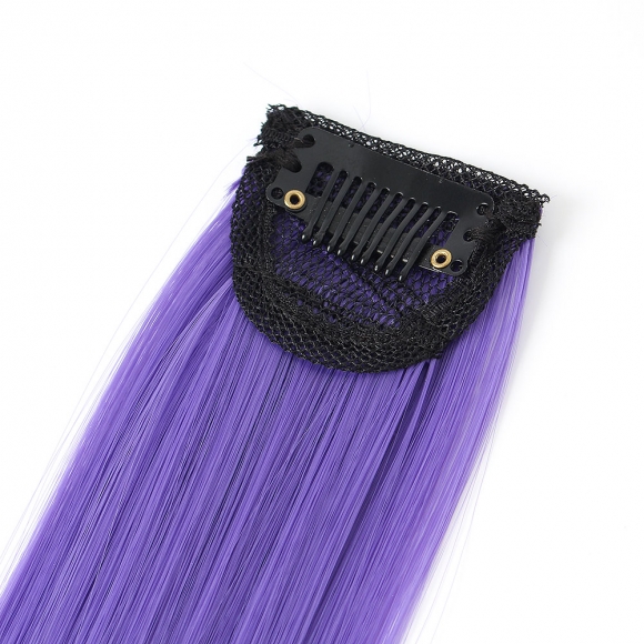 [언니네 가발] 포인트 브릿지 헤어피스(퍼플)