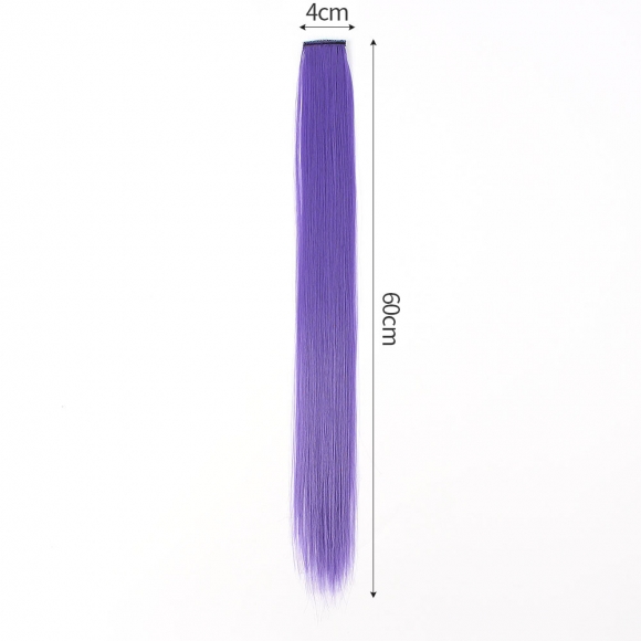 [언니네 가발] 포인트 브릿지 헤어피스(퍼플)