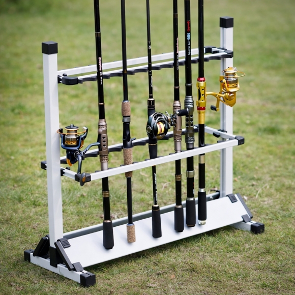 캐스트아크 24구 낚싯대 거치대(실버)