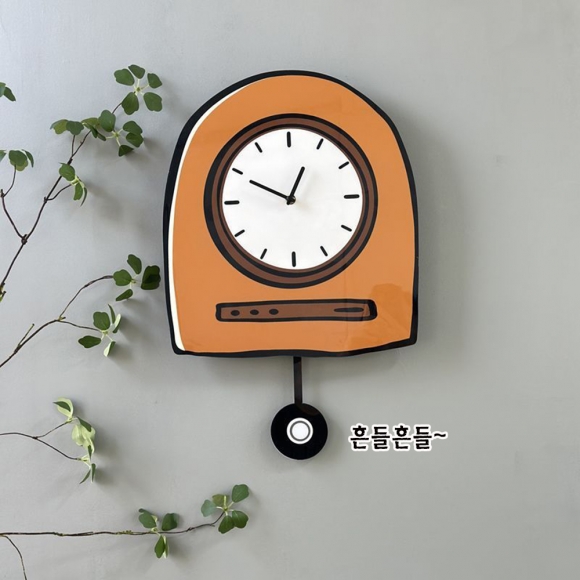 홈테리어 무소음 벽시계 01