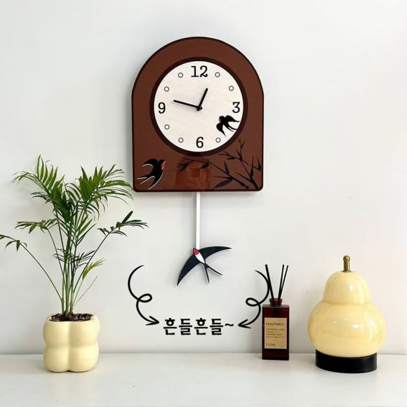홈테리어 무소음 벽시계 03