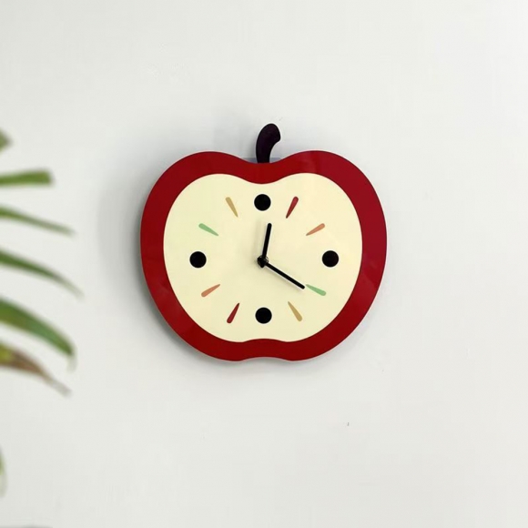 홈테리어 애플 무소음 벽시계 03(색상)