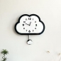 홈테리어 구름 무소음 벽시계 (색상)