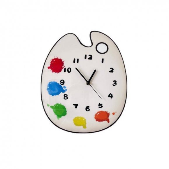 홈테리어 팔레트 무소음 벽시계 