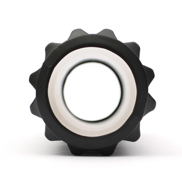 [리빙휴] 바디라인 지압 마사지 폼롤러 (33cm) (블랙)