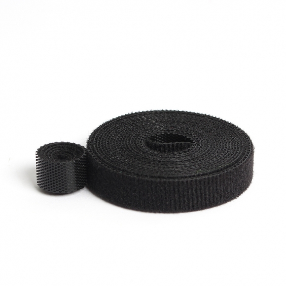 탈부착 테이프 케이블타이 10p세트 (10mmx2m) (블랙)