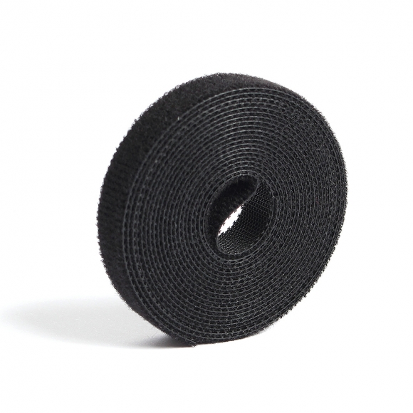 탈부착 테이프 케이블타이 10p세트 (10mmx2m) (블랙)