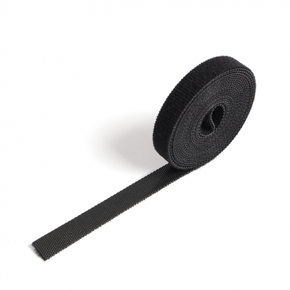 탈부착 테이프 케이블타이 10p세트 (10mmx2m) (블랙)