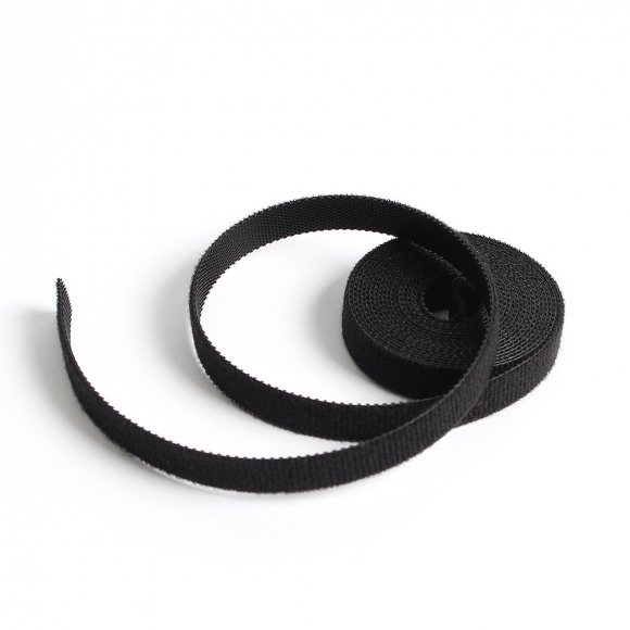 탈부착 테이프 케이블타이 10p세트 (10mmx2m) (블랙)