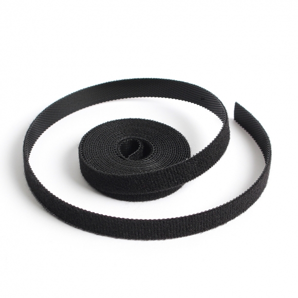 탈부착 테이프 케이블타이 10p세트 (10mmx2m) (블랙)