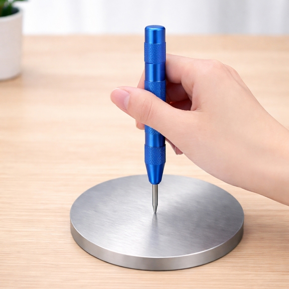 스프링 자동 센터 펀치 C-2(블루)