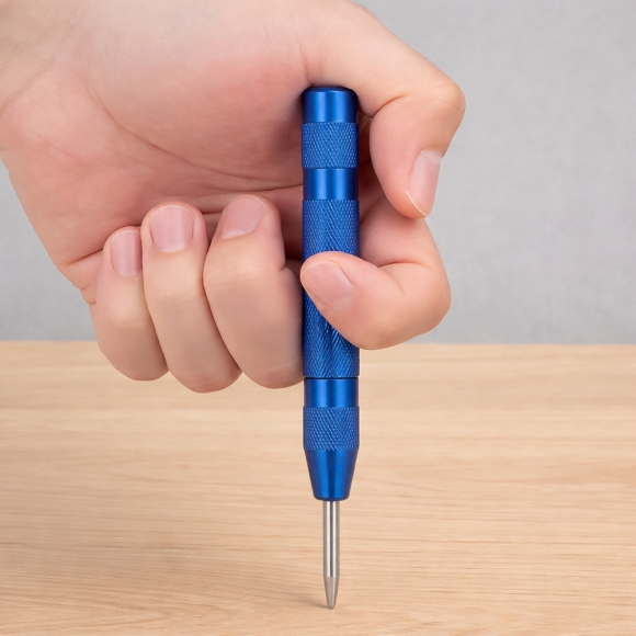 스프링 자동 센터 펀치 C-2(블루)