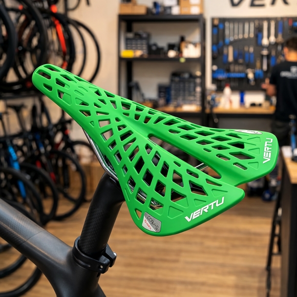 경량 레일형 자전거 안장(그린)