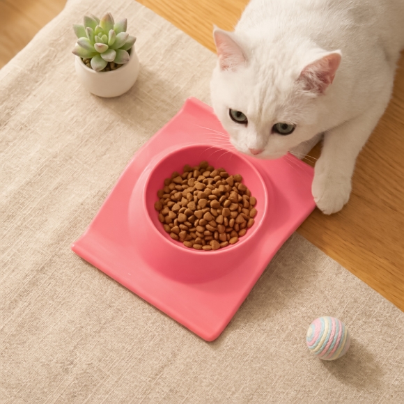 펫린 반려동물 식기(코랄 핑크)