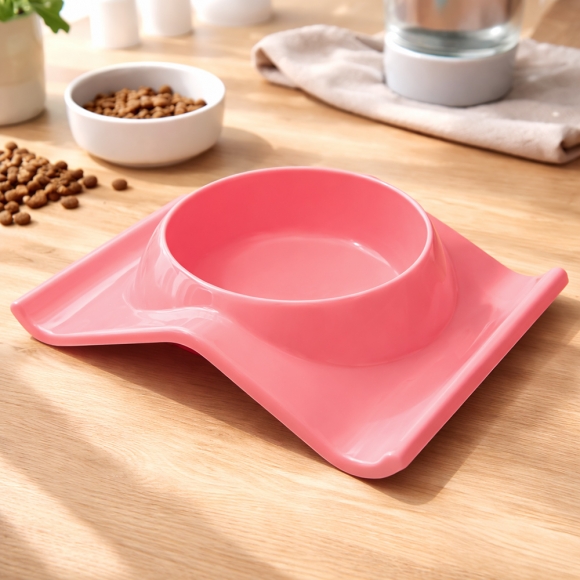 펫린 반려동물 식기(코랄 핑크)