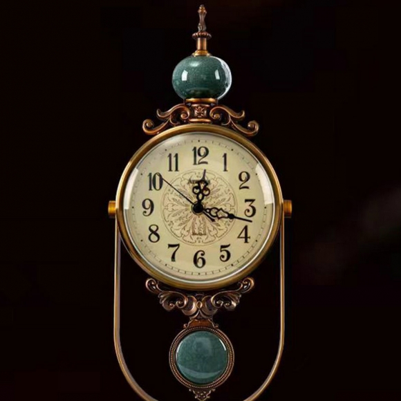 홈테리어 엔틱 저소음 탁상시계 01