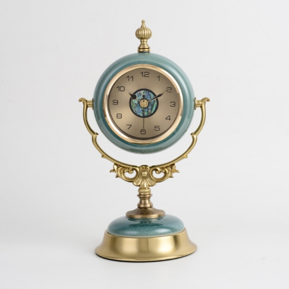 홈테리어 엔틱 저소음 탁상시계 02(색상)