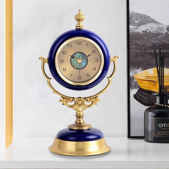 홈테리어 엔틱 저소음 탁상시계 02(색상)