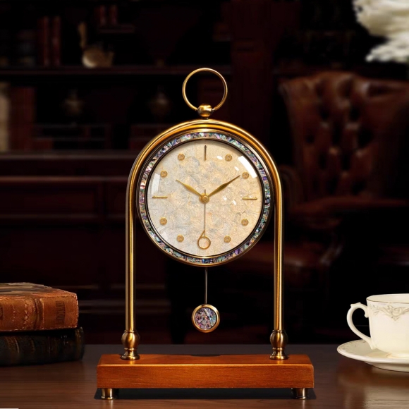 홈테리어 엔틱 저소음 탁상시계 04