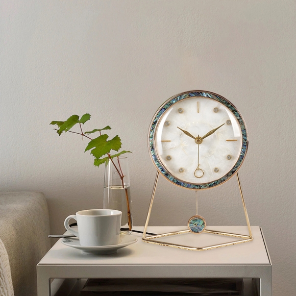홈테리어 엔틱 저소음 탁상시계 05
