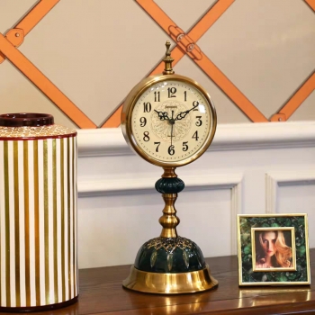 홈테리어 엔틱 저소음 탁상시계 08