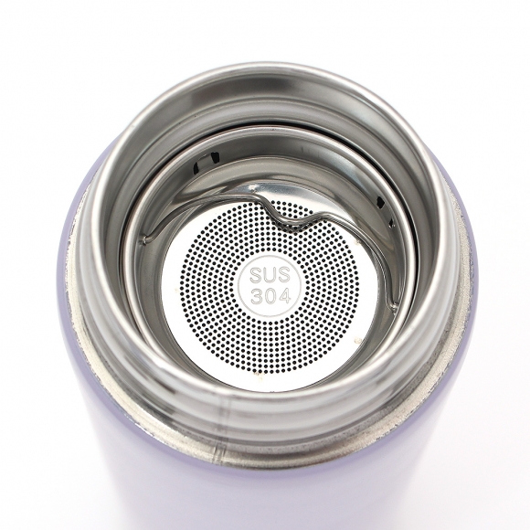 스마트 LED 온도표시 보온병(500ml) (퍼플)