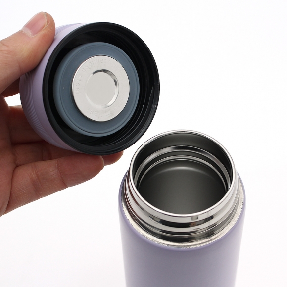 스마트 LED 온도표시 보온병(500ml) (퍼플)