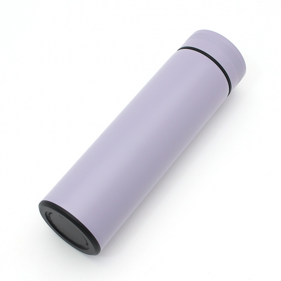 스마트 LED 온도표시 보온병(500ml) (퍼플)