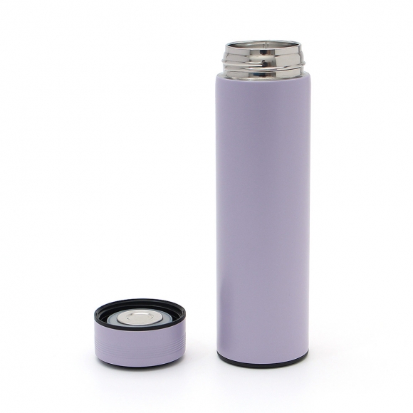 스마트 LED 온도표시 보온병(500ml) (퍼플)