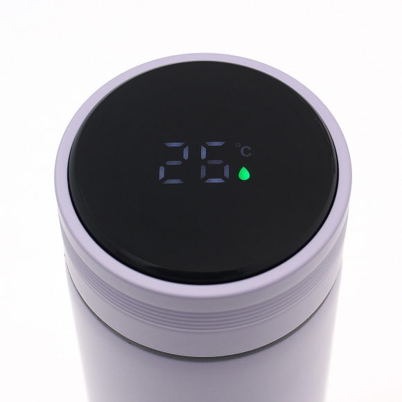 스마트 LED 온도표시 보온병(500ml) (퍼플)