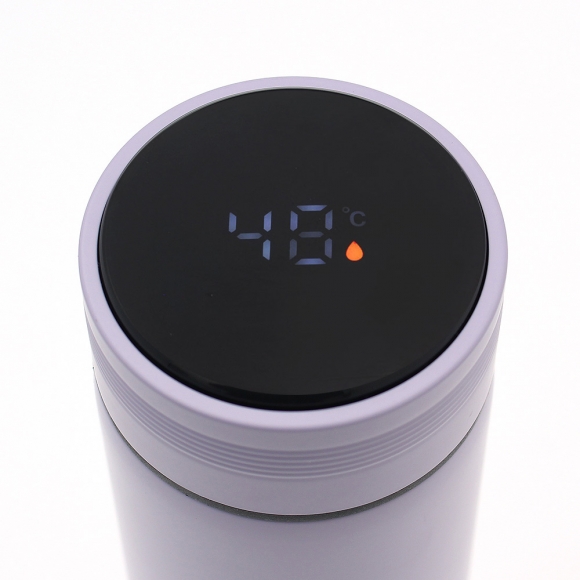 스마트 LED 온도표시 보온병(500ml) (퍼플)
