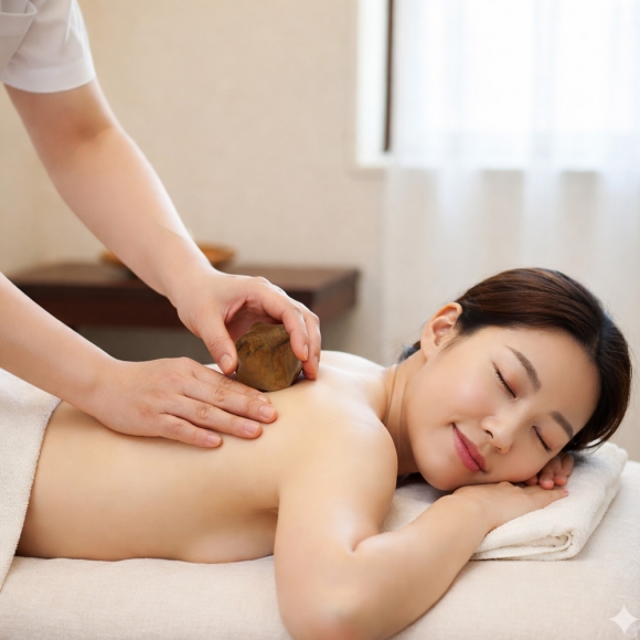 캄바디 우드 지압 마사지볼