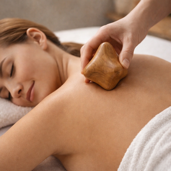 캄바디 우드 지압 마사지볼