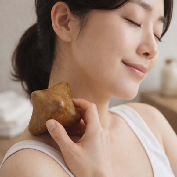 캄바디 우드 지압 마사지볼
