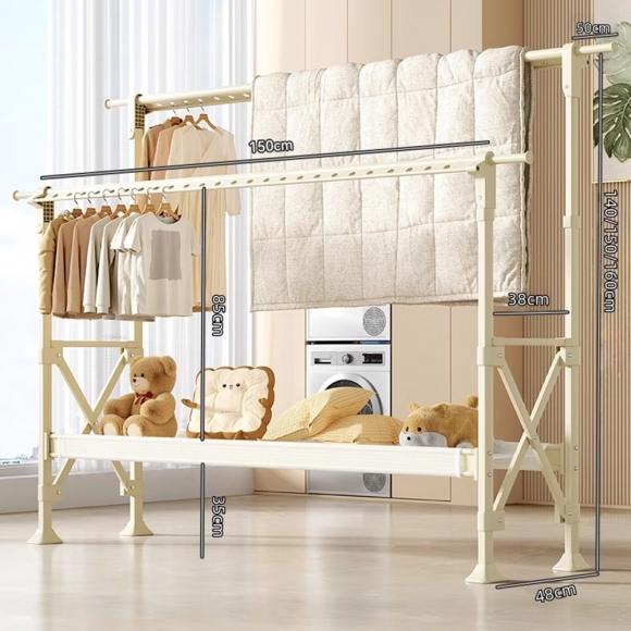 공간활용 이동식 스탠드 행거 A-4(150cm-250cm)(색상)