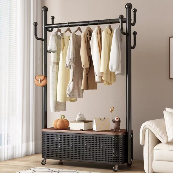 수납 바구니 이동식 행거B-1(100cm)(색상)