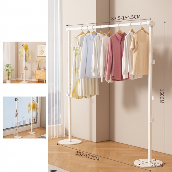 공간활용 멀티 스탠드 행거E-1(102cm-173cm)(색상)