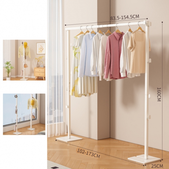 공간활용 멀티 스탠드 행거E-1(102cm-173cm)(색상)