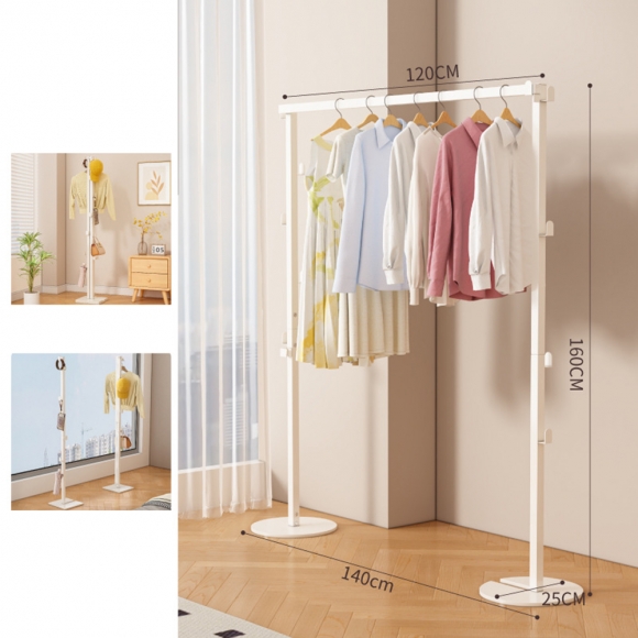 공간활용 멀티 스탠드 행거E-2(140cm)(색상)
