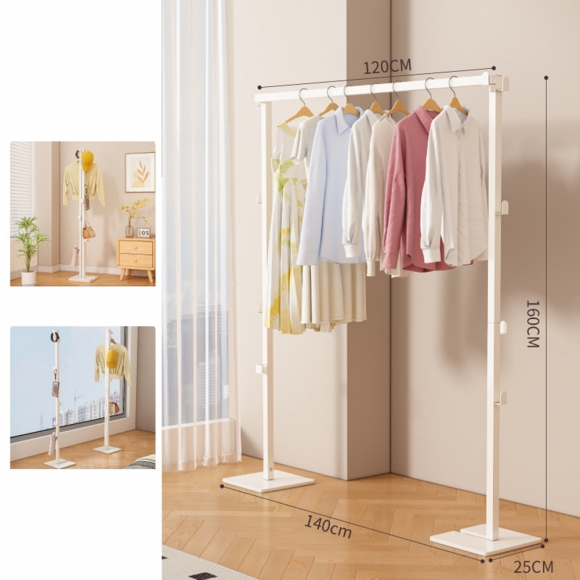 공간활용 멀티 스탠드 행거E-2(140cm)(색상)