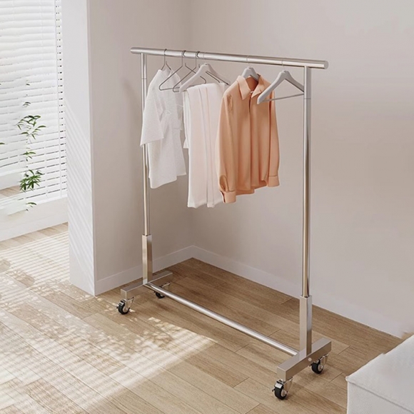 심플 스테인리스 이동식 행거F-2(100cm*130cm)