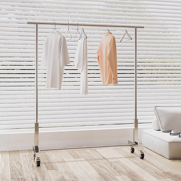심플 스테인리스 이동식 행거F-6(100cm*150cm)