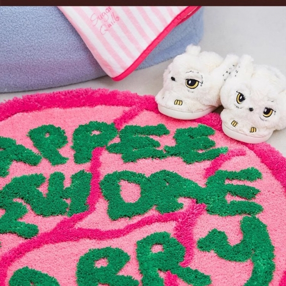 홈소프트 포인트 원형 러그(90cm)