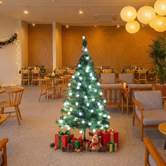 90cm 감성 루미나 전구 트리 세트(앵두 50구 백색) (0403 이-61 트리) (43061 진60051)