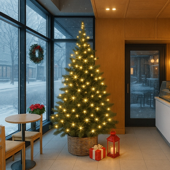 150cm 감성 루미나 전구 트리 세트(100구 웜색) 51(0405) C전구