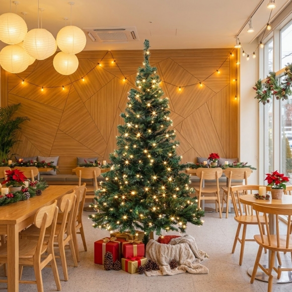 150cm 감성 루미나 전구 트리 세트(200구 웜색) (0405 이-51 트리) (31282 진60668) C전구