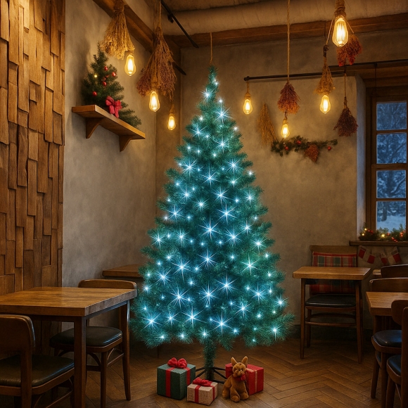 150cm 감성 루미나 전구 트리 세트(100구 백색) 51(0405) B전구